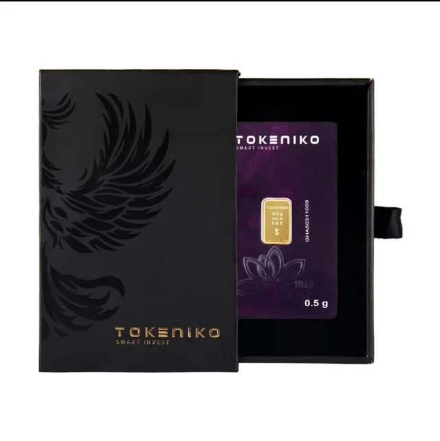 شمش نیم گرمی توکنیکو عیار ۹۹۵